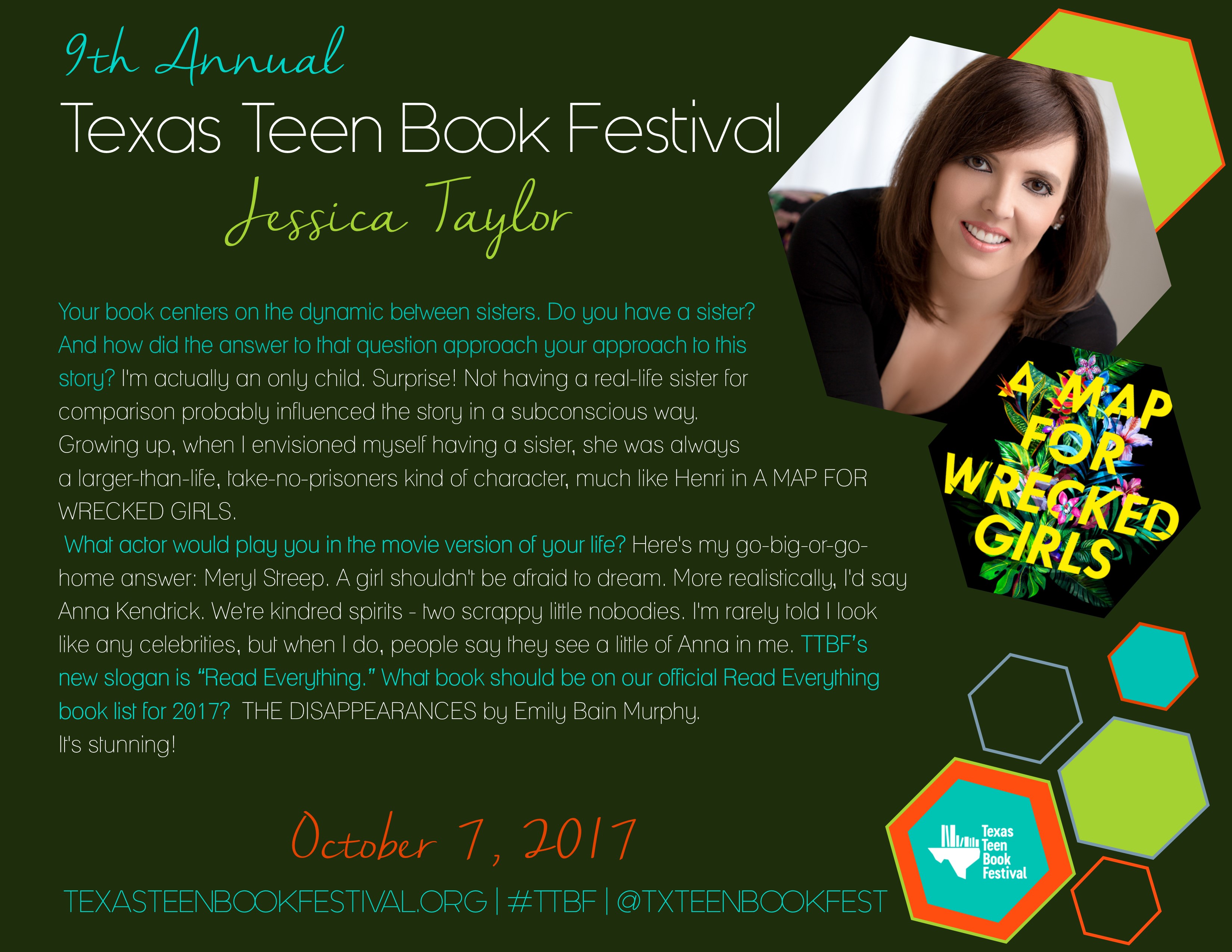 TTBF Author Interview Jessica Taylor