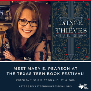 Meet Mary E. Pearson at #TTBF 2018!